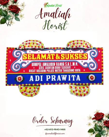 Papan Bunga Ucapan Selamat Ngargoyoso